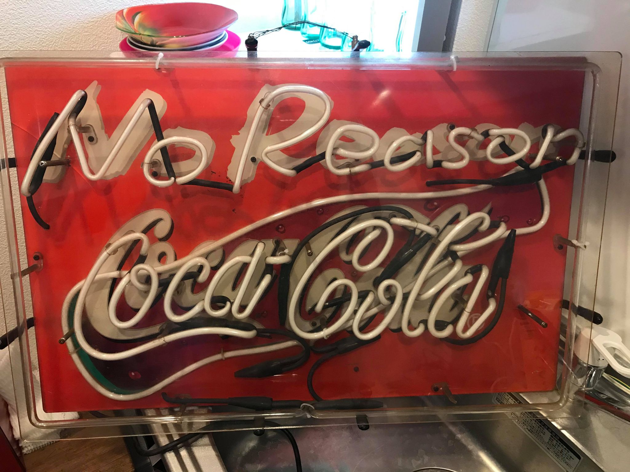 コカ・コーラ ネオン看板 No Reason Coca Cola - Akasaka Base｜オリジナルのオーディオ製品とアメリカ雑貨