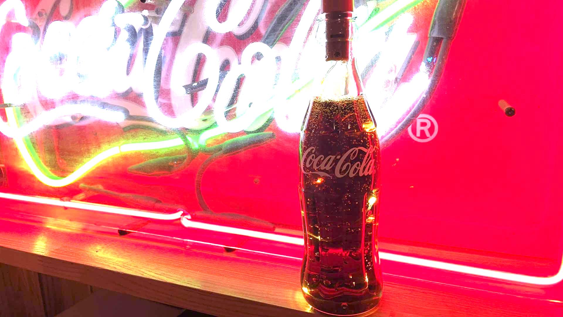 ボトルライト Coca Lamp Akasaka Base オリジナルのオーディオ製品とアメリカ雑貨